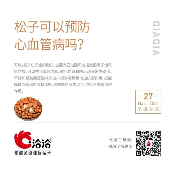 堅果功效小科普 | 松子可以預防心血管病嗎？